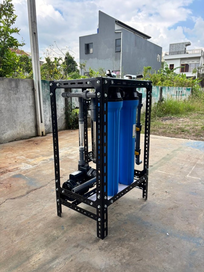 Skid filtrasi hasil fabrikasi